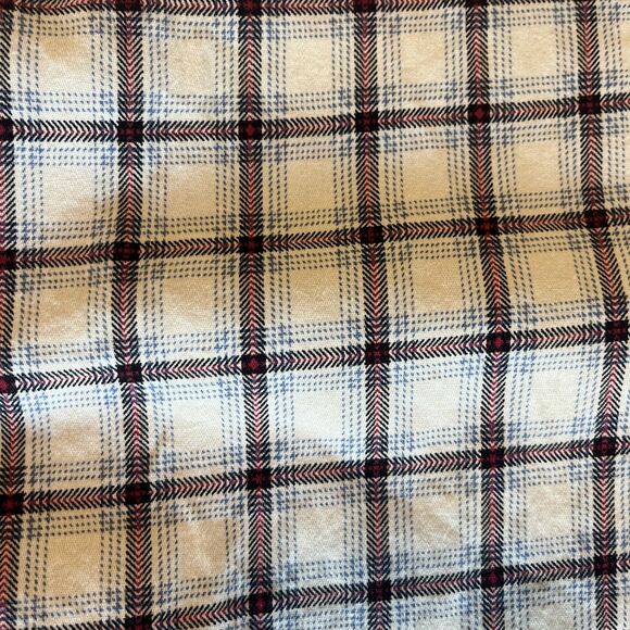 Vintage Abercrombie & Fitch Shirt Boys XL White Red Plaid Long Sleeve Rare Tag - Picture 10 of 11